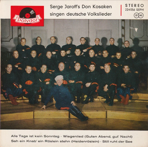 Item Serge Jaroff's Don Kosaken Singen Deutsche Volkslieder / Wiegenlied (Guten Abend, Gut' Nacht) product image