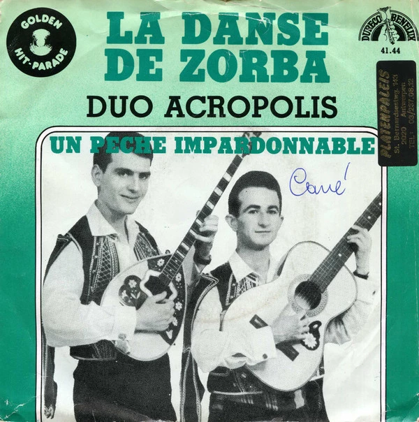 La Danse De Zorba / Un Peche Impardonnable / Un Peche Impardonnable