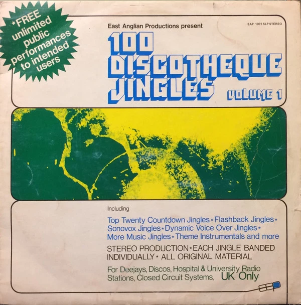 Item 100 Discotheque Jingles Volume 1 product image