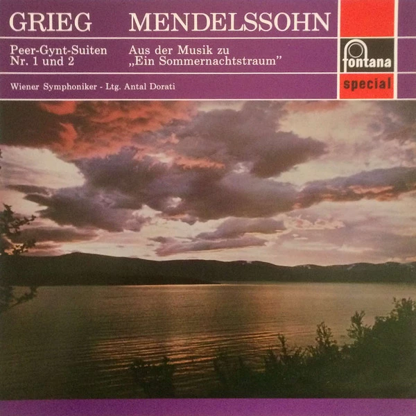 Item Grieg: Peer Gynt / Mendelssohn: A Midsummer Night's Dream product image