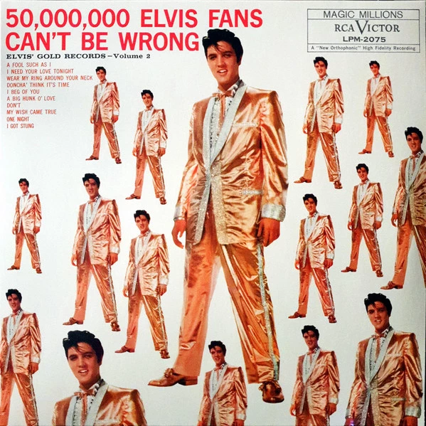 Item 50,000,000 Elvis Fans Can't Be Wrong - Elvis' Gold Records Volume 2 product image