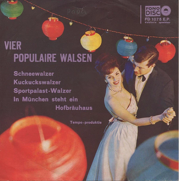 Item Vier Populaire Walsen / Kuckuckswalzer product image