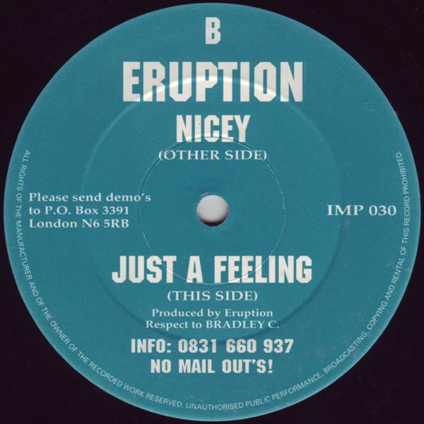 Item Nicey / Just A Feeling product image