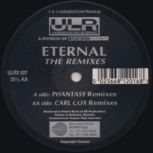 Item Eternal The Remixes product image