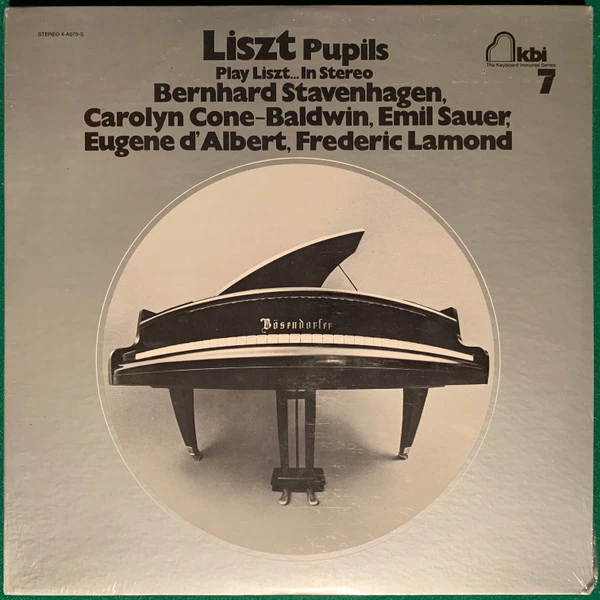 Liszt pupils play Liszt ... in stereo