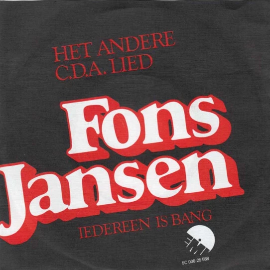 Item Het Andere C.D.A. Lied / Iedereen Is Bang product image