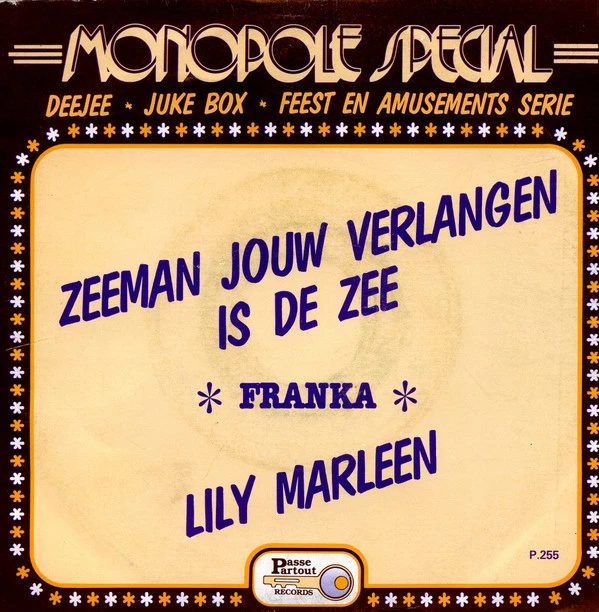 Item Zeeman Jouw Verlangen Is De Zee / Lily Marleen product image