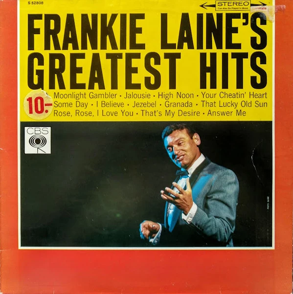 Item Frankie Laine's Greatest Hits product image