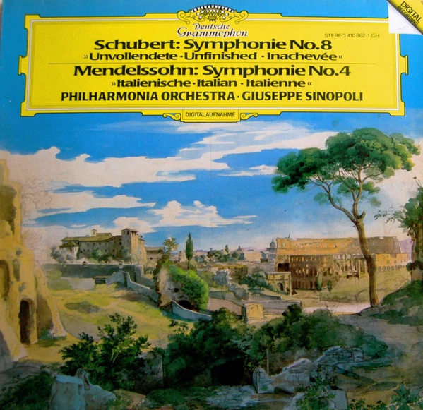 Symphonie No.8 "Unvollendete" /  Symphonie No.4 "Italienische"