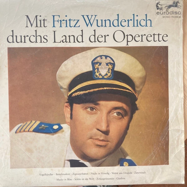 Item Mit Fritz Wunderlich Durchs Land Der Operette product image