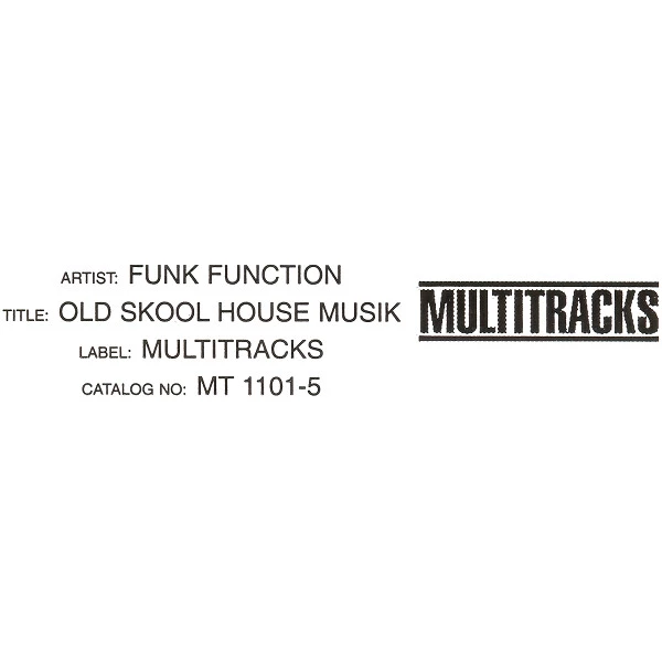 Old Skool House Musik / Funkey Beat