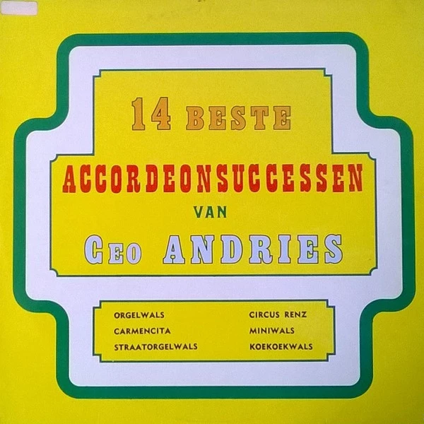 Item 14 Beste Accordeonsuccessen Van Geo Andries product image