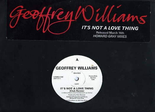 Item It's Not A Love Thing (Howard Gray Mixes) product image