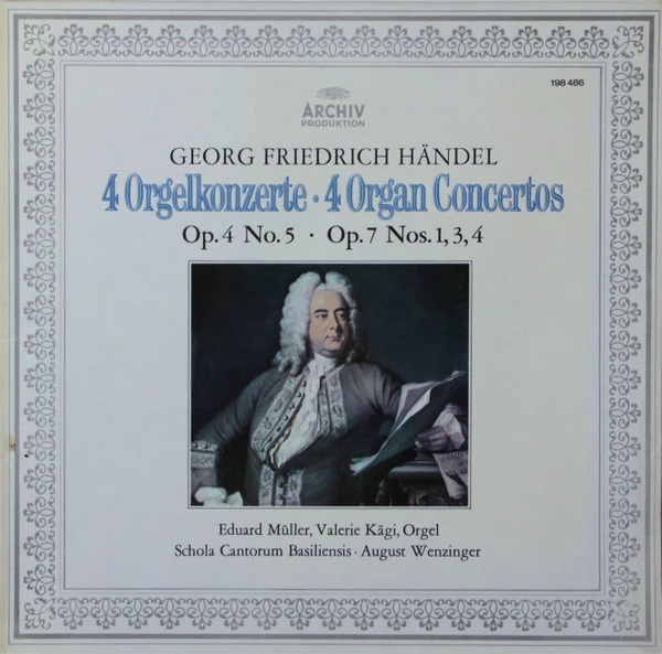 Item 4 Orgelkonzerte • 4 Organ Concertos (Op. 4 No. 5 • Op. 7 Nos. 1, 3, 4) product image