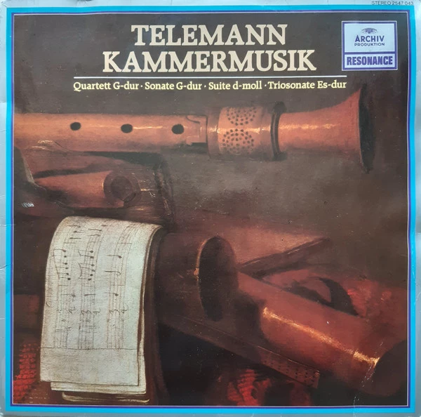 Item Kammermusik (Quartett G-dur · Sonate G-dur · Suite D-moll · Triosonate Es-dur) product image