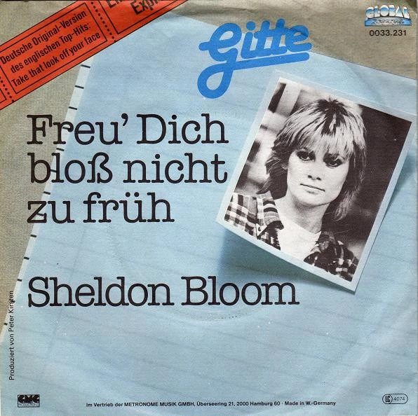 Item Freu' Dich Bloß Nicht Zu Früh / Sheldon Bloom / Sheldon Bloom product image