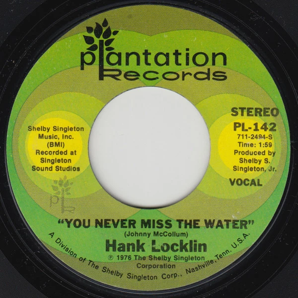 Item You Never Miss The Water / Daytime Love Affair product image