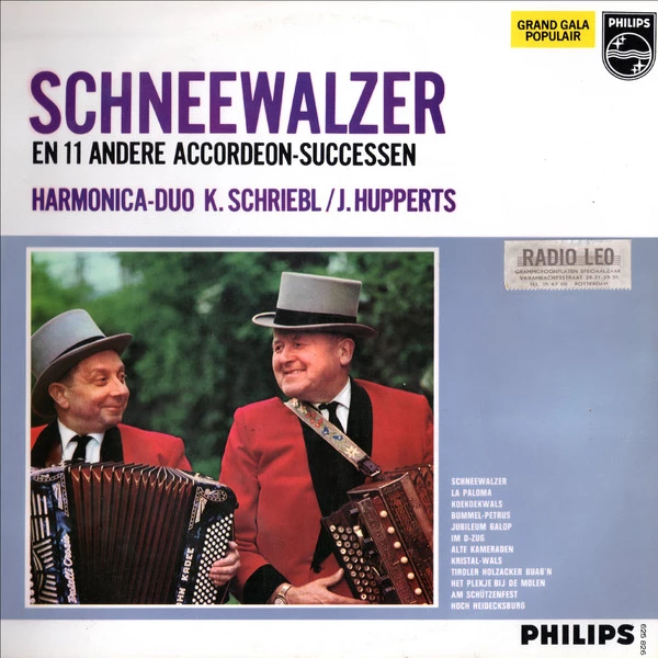 Schneewalzer En 11 Andere Accordeon-successen Van Schriebl & Hupperts