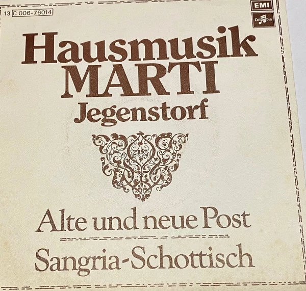 Alte Und Neue Post / Sangria-Schottisch