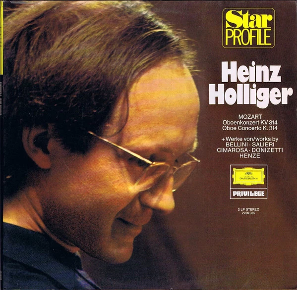 Heinz Holliger. Oboenkonzert KV 314 U.A.