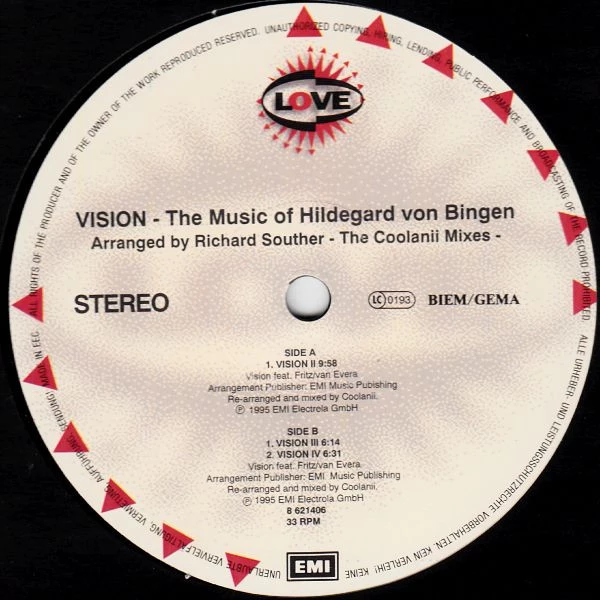 Item Vision: The Music Of Hildegard Von Bingen (The Coolanii Mixes) product image