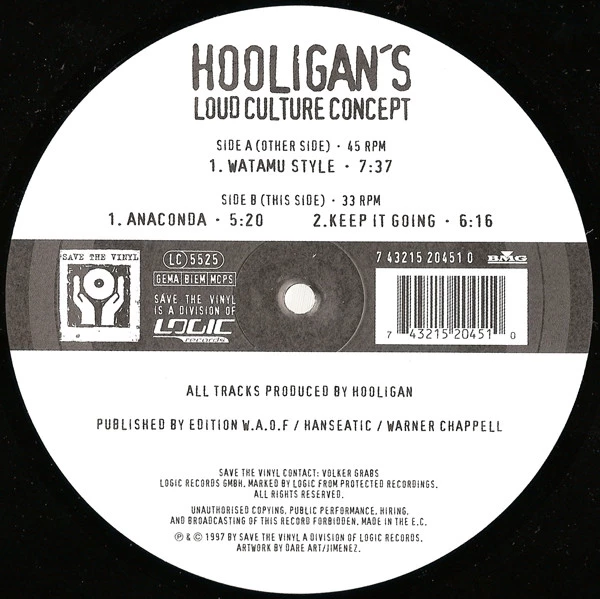 Item Hooligan's Loud Coulture Concept product image