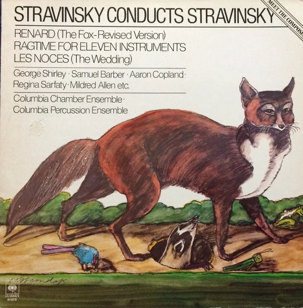 Item  Renard (The Fox - Revised Version) / Ragtime For Eleven Instruments / Les Noces (The Wedding)   product image