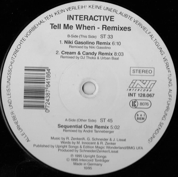 Tell Me When (Remixes)