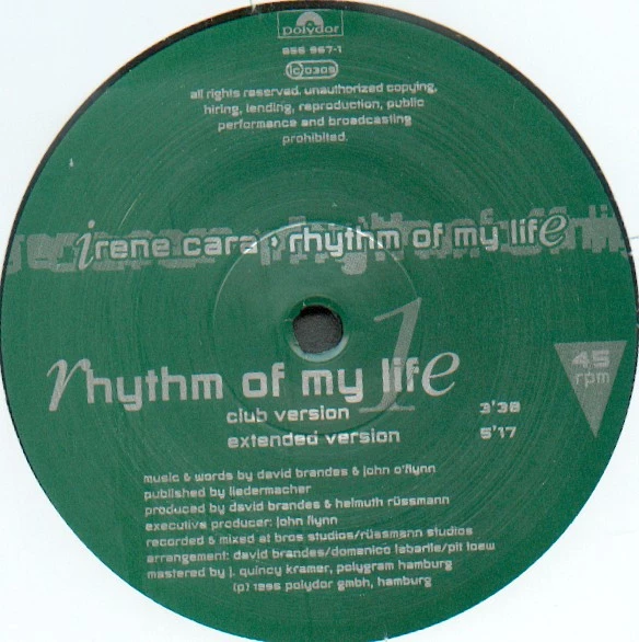 Item Rhythm Of My Life product image