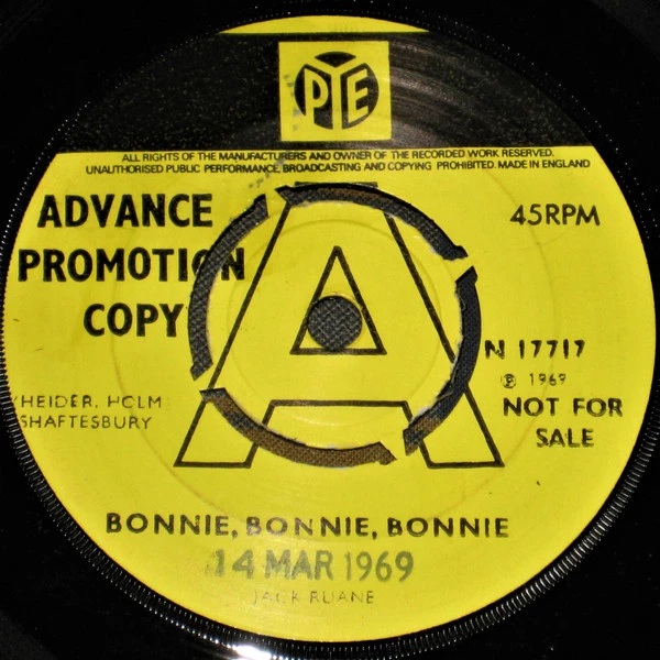 Item Bonnie, Bonnie, Bonnie / The Pick Up product image