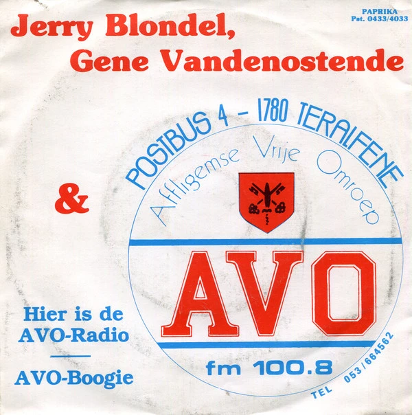 Item Hier Is De AVO-Radio / AVO-boogie  product image