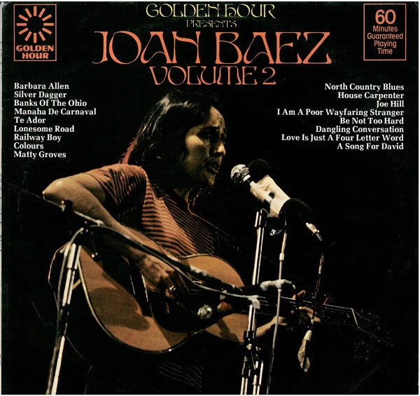 Item Golden Hour Presents Joan Baez Volume 2 product image