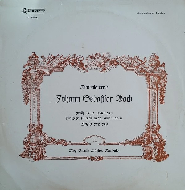 Item Cembalowerke: Zwölf Kleine Praeludien, Fünfzehn Zweistimmige Inventionen BWV 772-786 product image