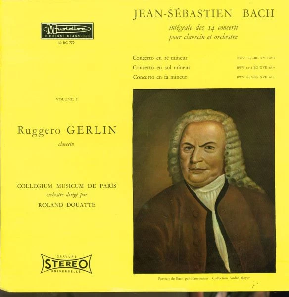 Item Intégrale Des 14 Concerti Pour Clavecin Et Orchestre - Volume I product image