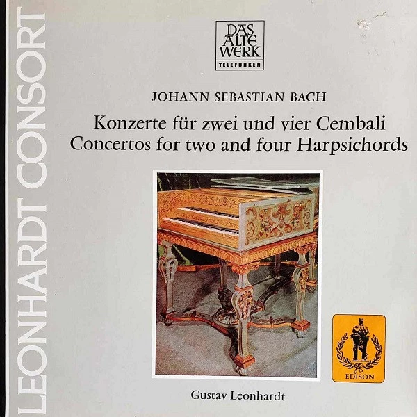 Item Konzerte Für Zwei Und Vier Cembali = Concertos For Two And Four Harpsichords product image