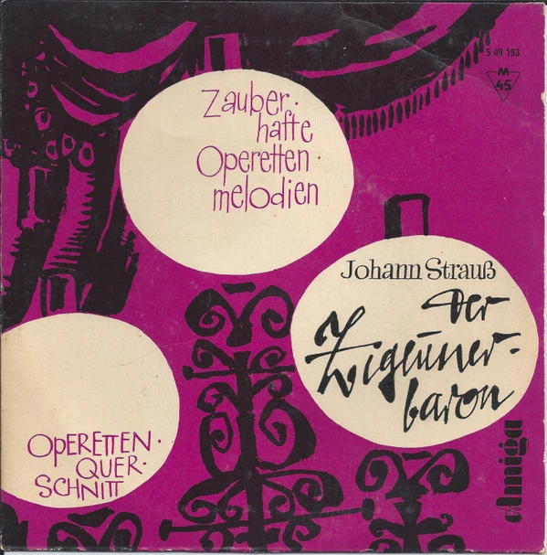 Der Zigeunerbaron (Operettenquerschnitt) / -