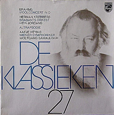 De Klassieken 27 - Vioolconcert In D, Altrapsodie