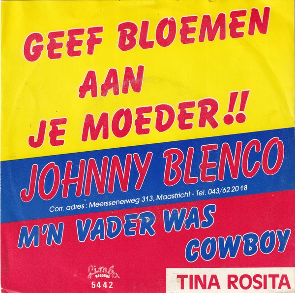 Item Geef Bloemen Aan Je Moeder!! / M'n Vader Was Cowboy / M'n Vader Was Cowboy product image