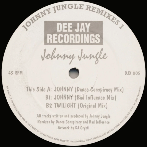Item Johnny Jungle Remixes 1 product image