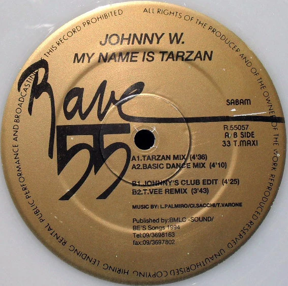 Item My Name Is Tarzan product image