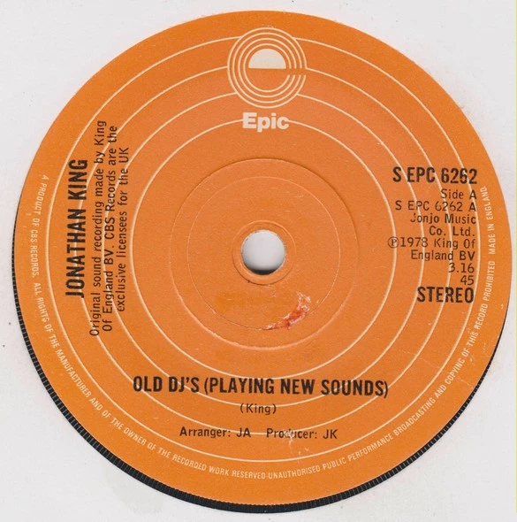 Old D.J.'s (Playing New Sounds) / I'm The One