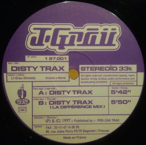 Item Disty Trax product image