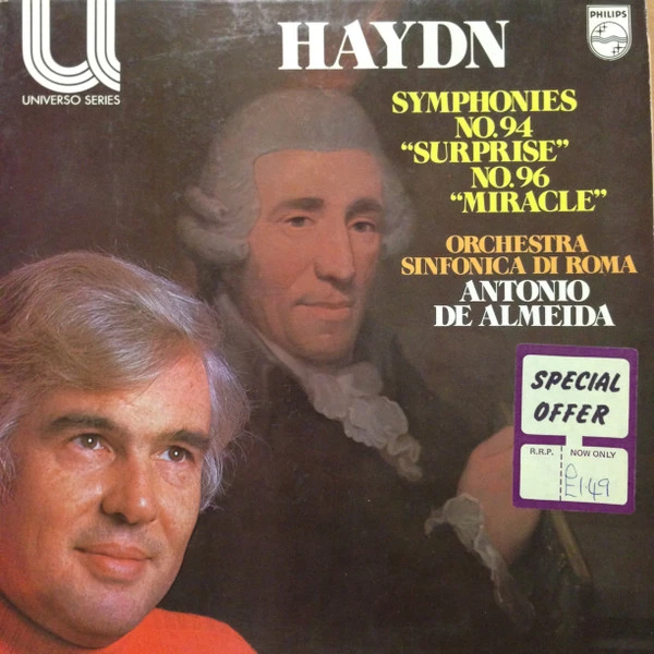 Symphony No. 94 In G, "Surprise" / Symphony No. 96 In D, "Miracle"