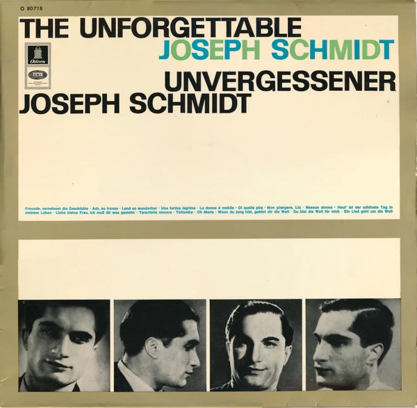 The Unforgettable Joseph Schmidt