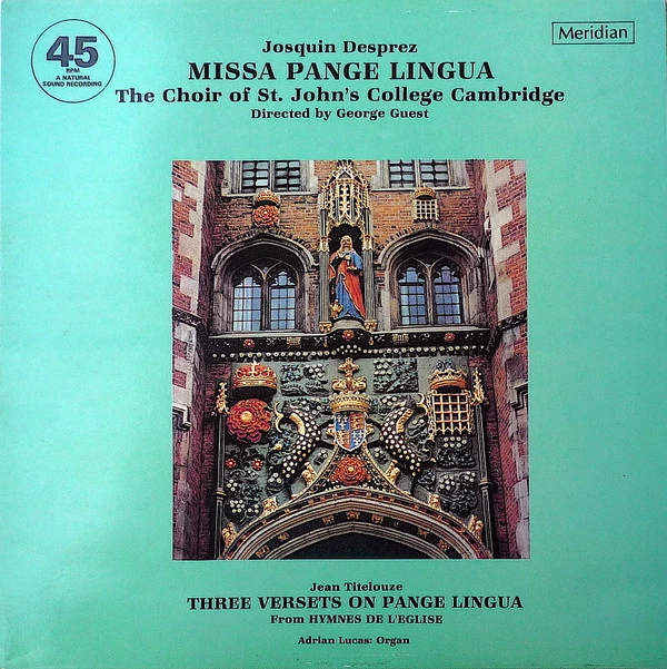 Item Missa Pange Lingua / Three Versets On Pange Lingua product image