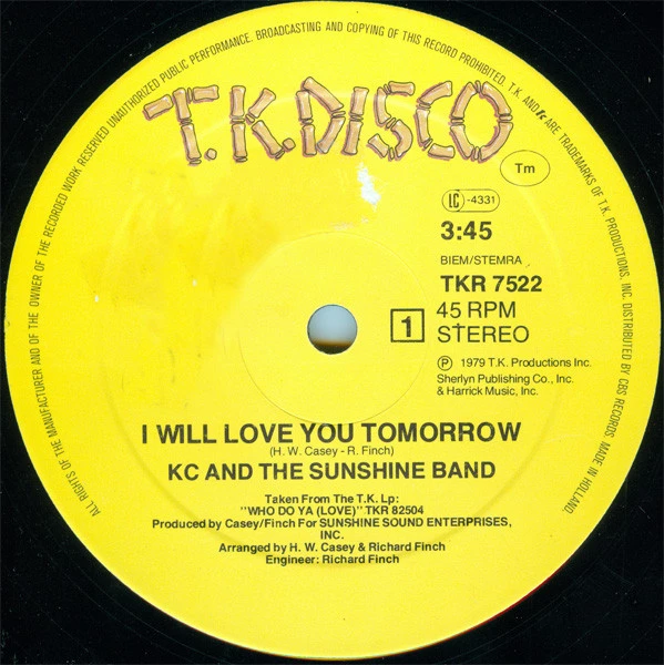 Item I Will Love You Tomorrow product image