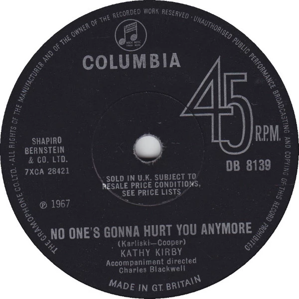 No One's Gonna Hurt You Anymore / My Yiddishe Momme