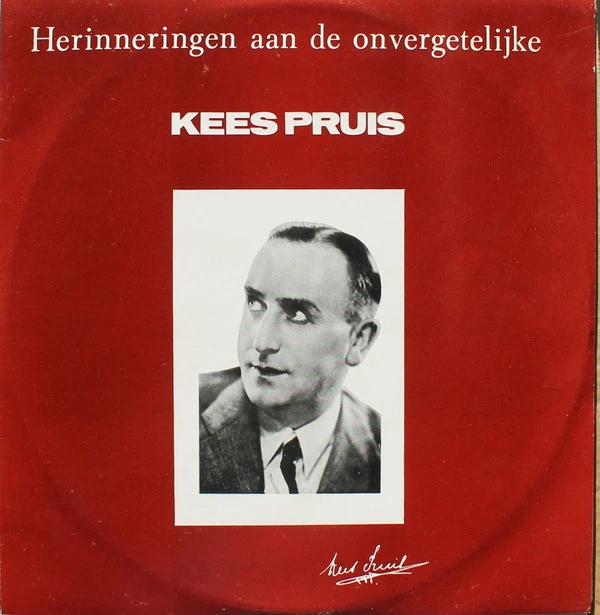 Item Herinneringen Aan De Onvergetelijke Kees Pruis product image