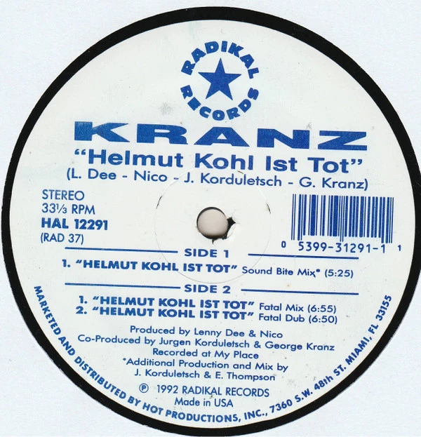 Item Helmut Kohl Ist Tot product image