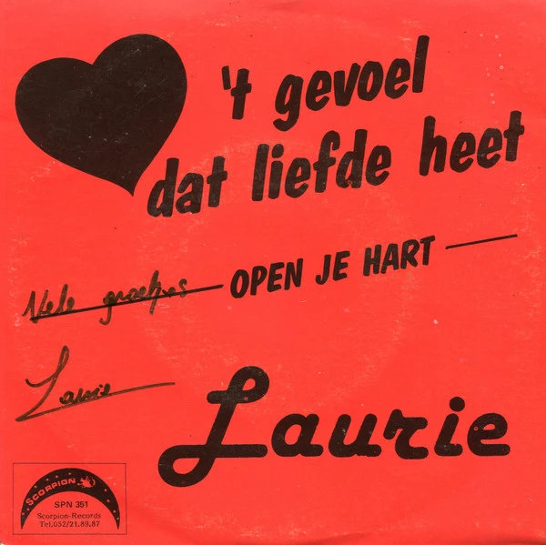 'T Gevoel Dat Liefde Heet  / Open Je Hart